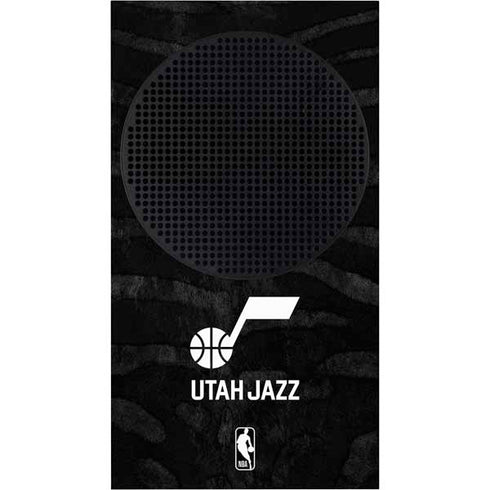 NBA Utah Jazz Black Animal Print Xbox Series S Console Skin